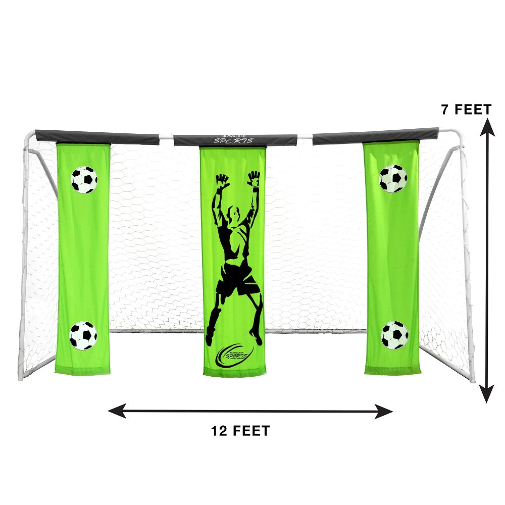 Skywalker Sports 12' x 7' Soccer Goal with Practice Banners